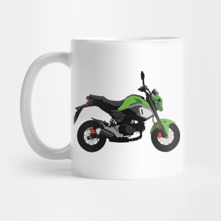 Motorcycle Honda Grom Orange 2020 Incredible Green Mug